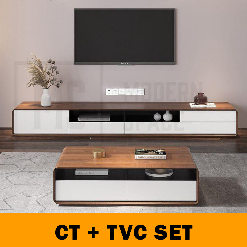 TV Console + Coffee Table Set SmartBed Furnishing
