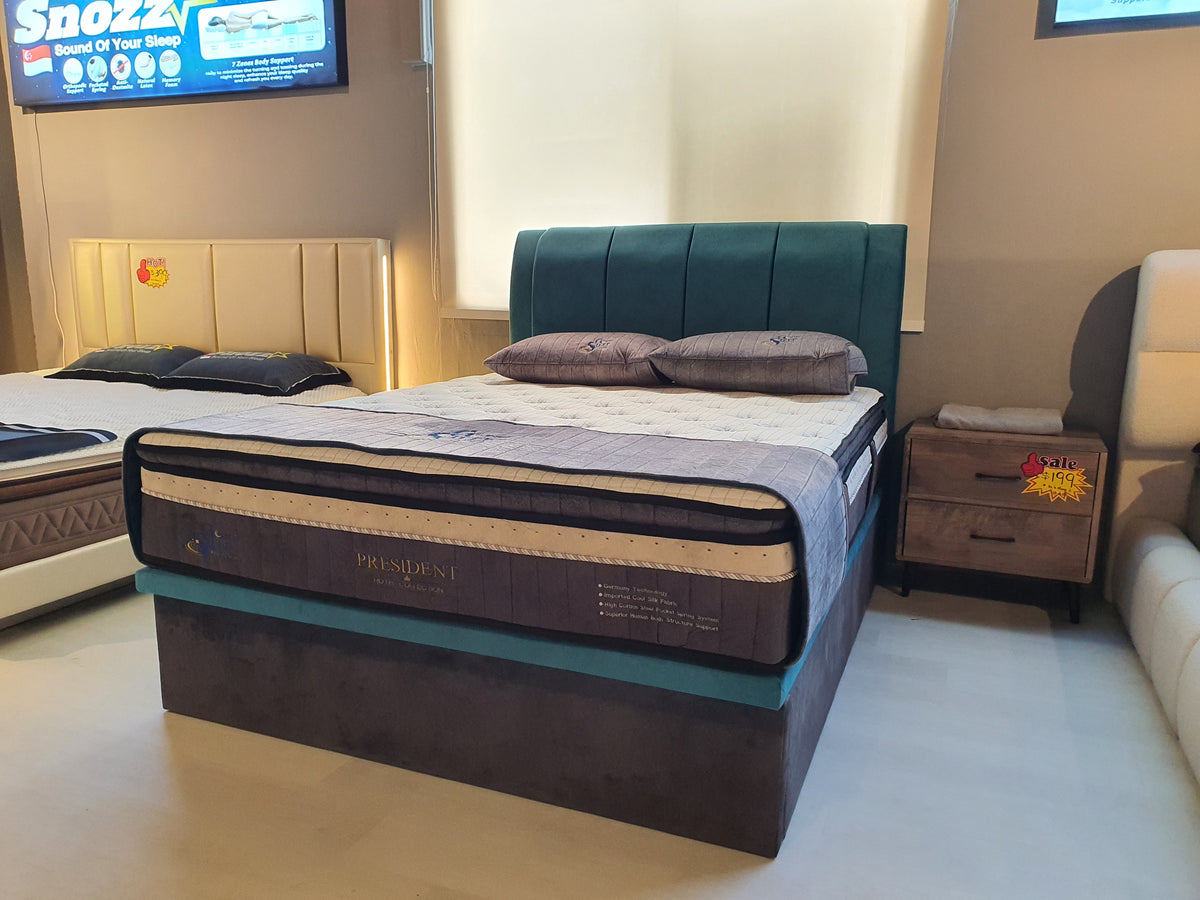 Queen Size Storage Bedframe | Display Clearance (1 Pc Only)
