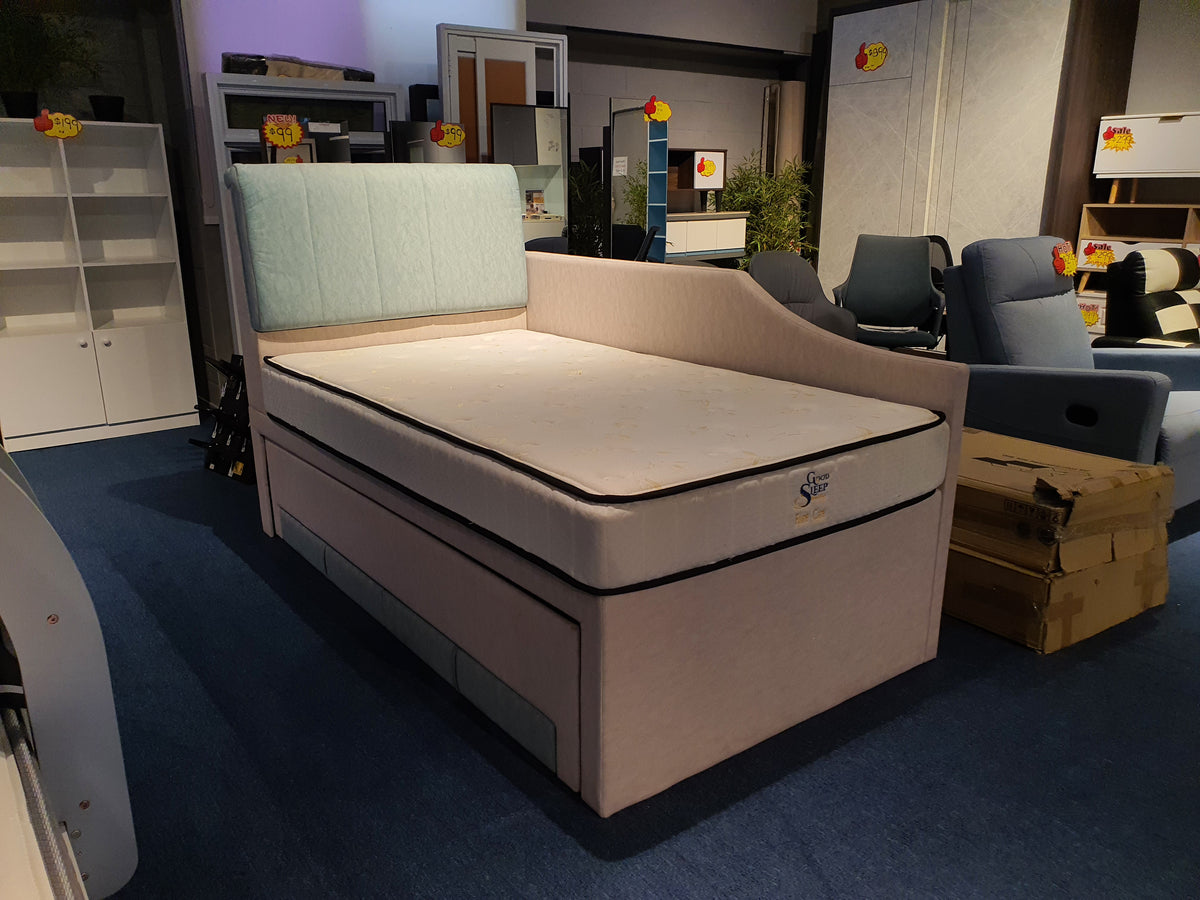 Super Single with Single Pull Out Bed + Drawers | Display Clearance (1 Pc Only)