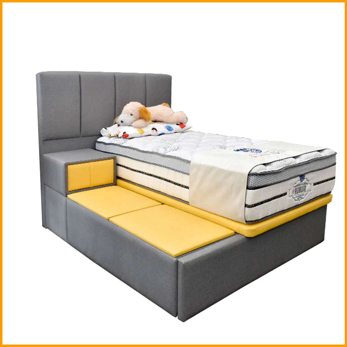 Storage Bed with Platform Bedframe | MLS 225