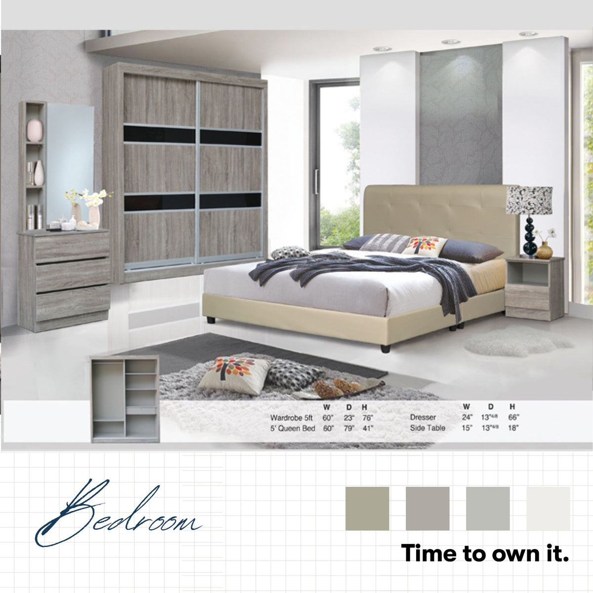Bedroom Set (Divan Bedframe)