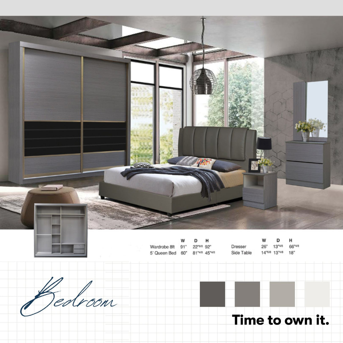 Bedroom Set (Divan Bedframe) 2