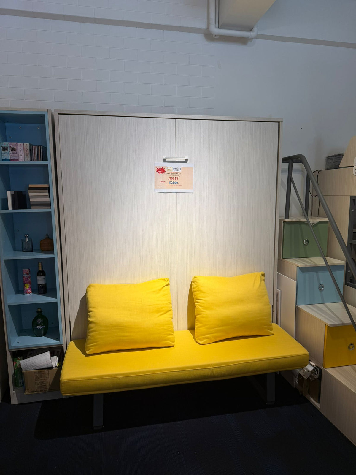 Queen Size Vertical Murphy Bed | Display Clearance | 1 Pc Only | $1,499 Nett