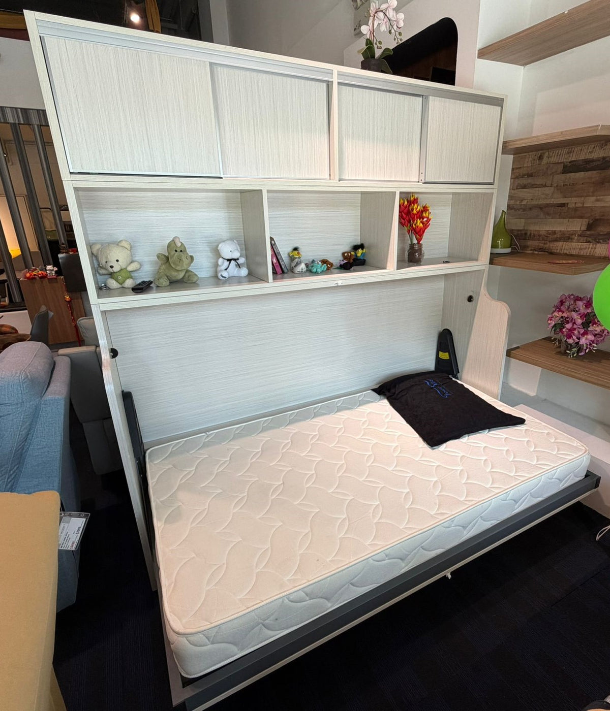 Super Single Horizontal Murphy Bed | Display Clearance | 1 Pc Only | $1,499 Nett