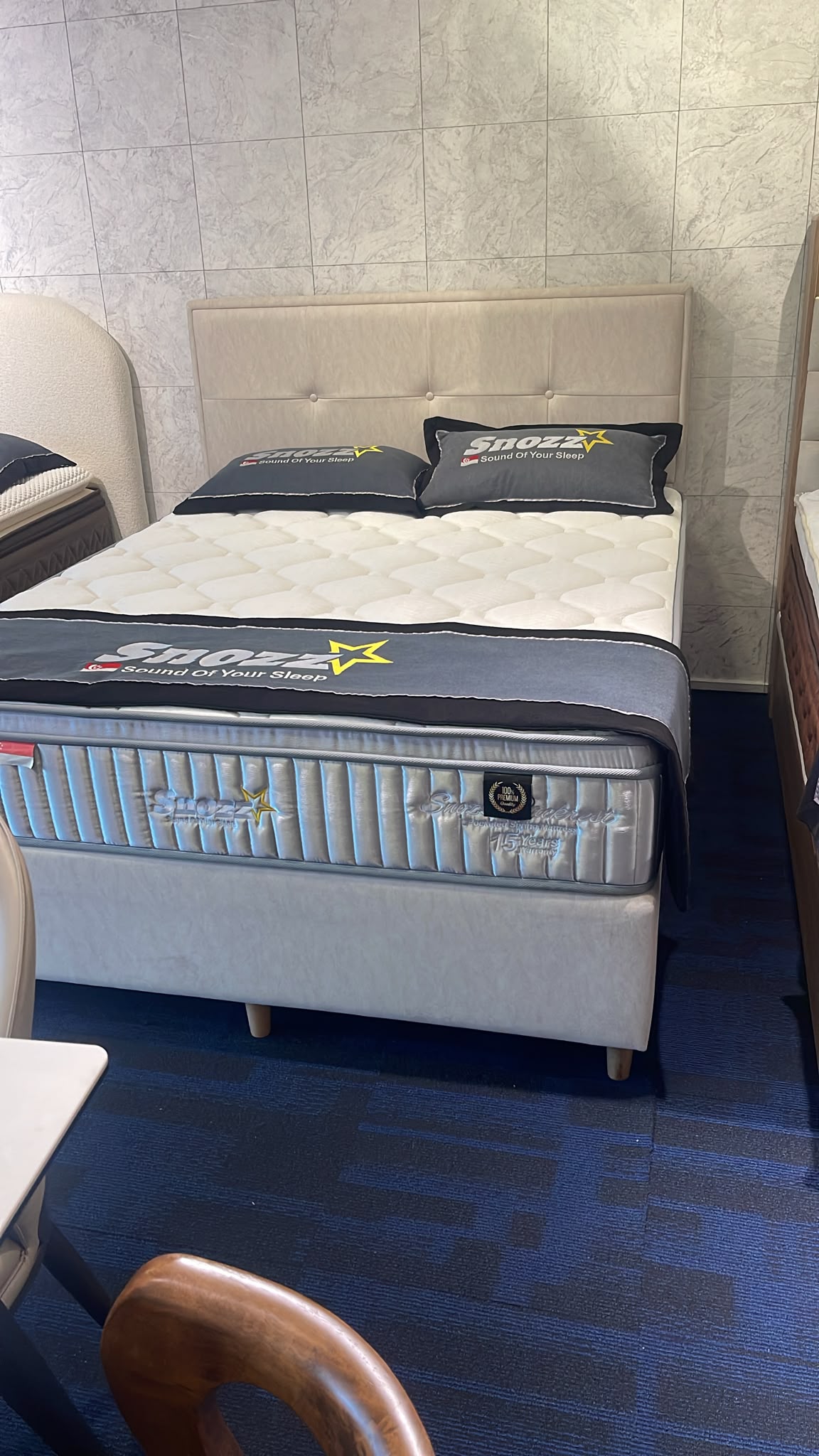 Queen Size Divan Bedframe | Display Clearance | 1 Pc Only | $288 Nett
