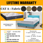 Storage Bedframe With Scotland Firme Spring Mattress l 10-KHB-OF03 l CAT A