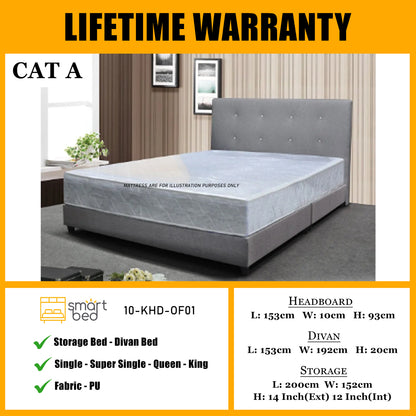 SMARTBED | Divan Bedframe l 10-KHD-OF01 l CAT A