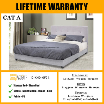 SMARTBED | Divan Bedframe l 10-KHD-OF04 l CAT A