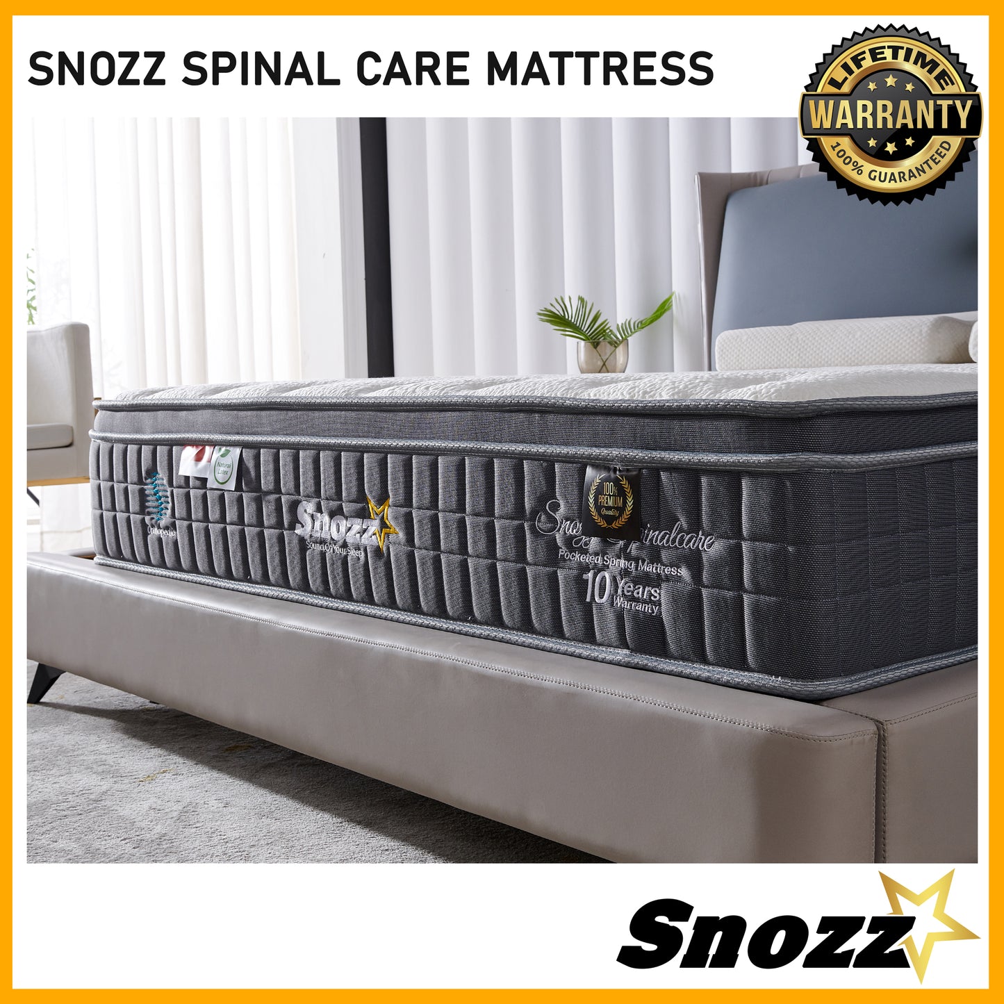 Snozz Spring Mattress | Spinal Care