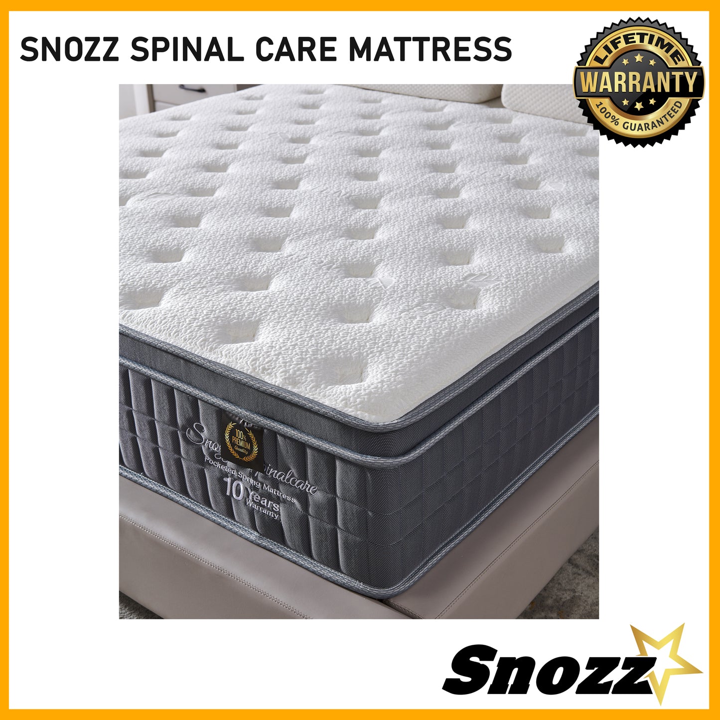 Snozz Spring Mattress | Spinal Care