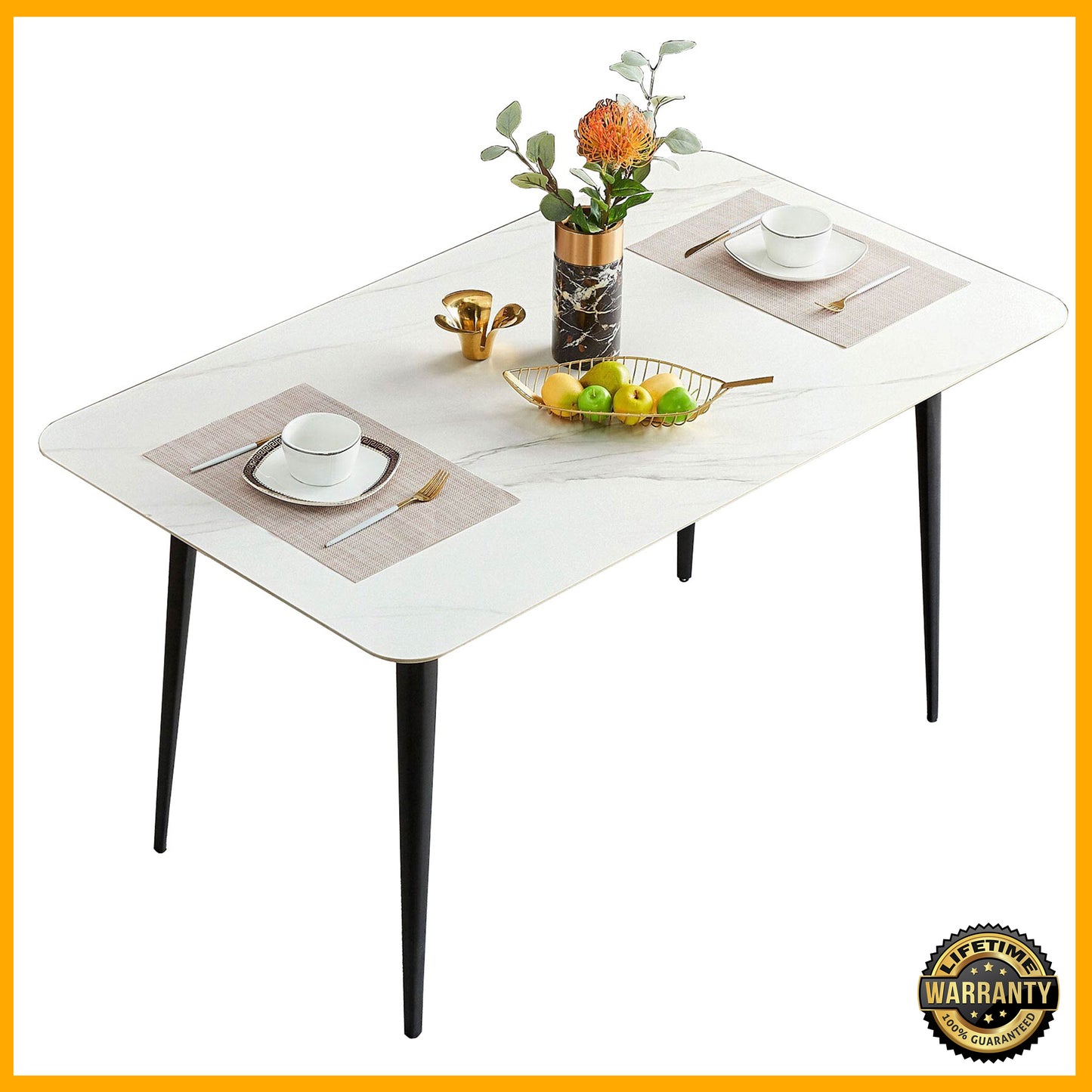 SMARTBED | Dining Table Set with 4 Chair (sintered stone Top)