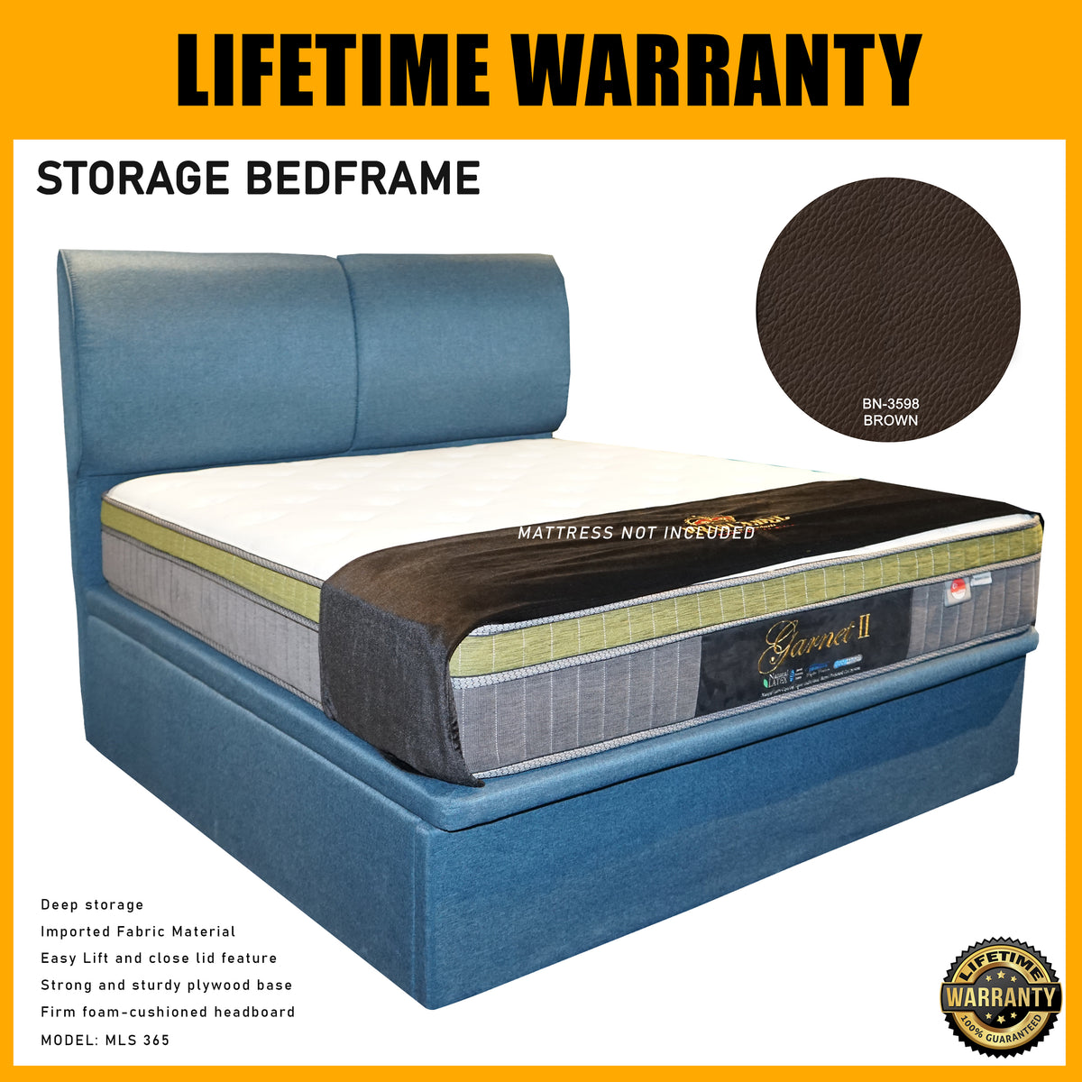SMARTBED | Storage Bedframe | MLS 365