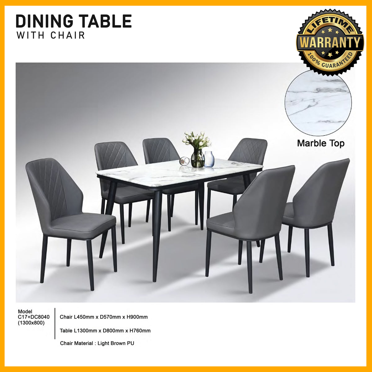 SMARTBED | Dining Table with Chair | C17+DC8040
