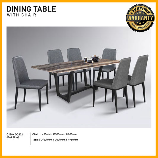 SMARTBED | Dining Table with Chair | C190+DC202