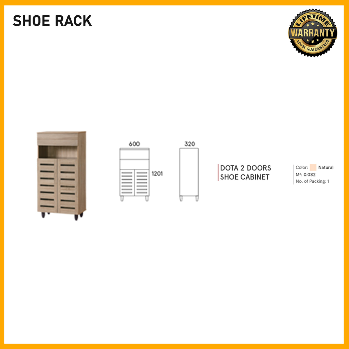 SMARTBED | Shoe Cabinet | Dota 600x1201 l 320