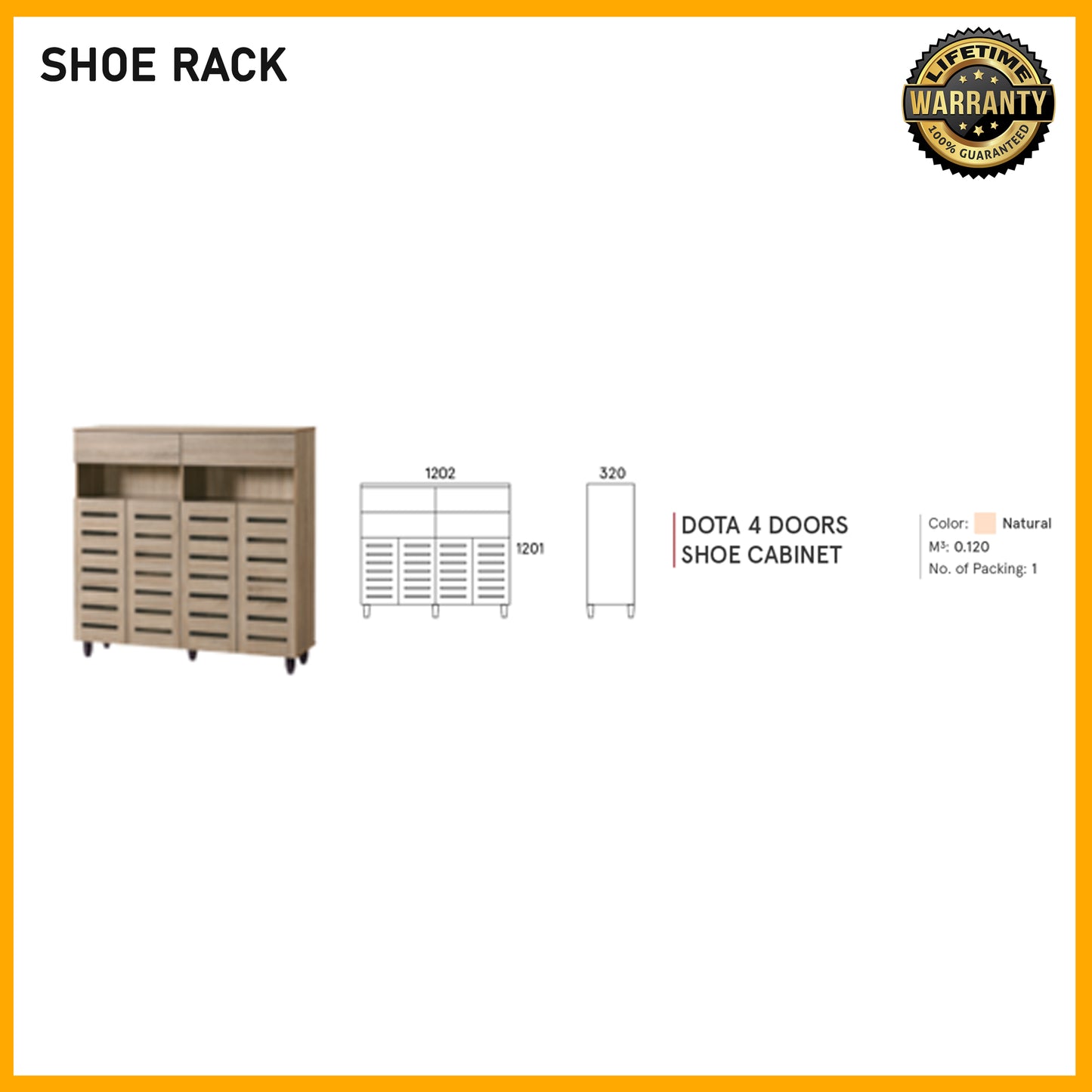 SMARTBED | Shoe Cabinet | Dota 600x1201 l 320