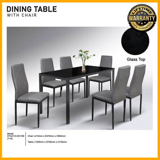 SMARTBED | Dining Table with Chair | DTUC13+DC169