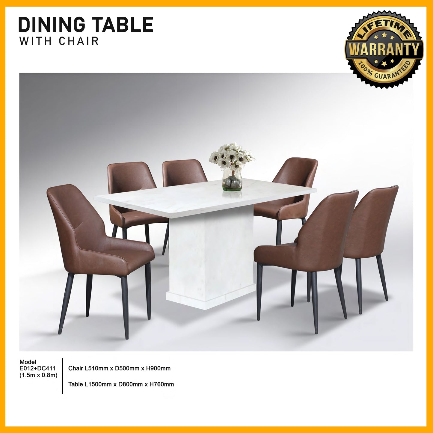 SMARTBED | Dining Table with Chair | E012+DC411