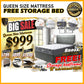 Snozz Mattress with FREE Storage Bedframe