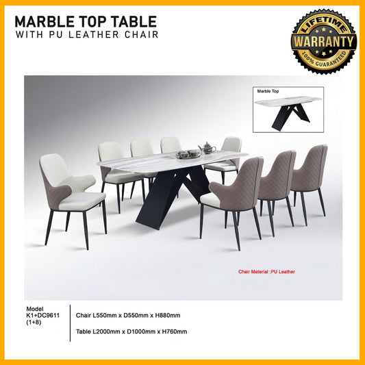 SMARTBED | Dining Table with Chair | K1+DC9611
