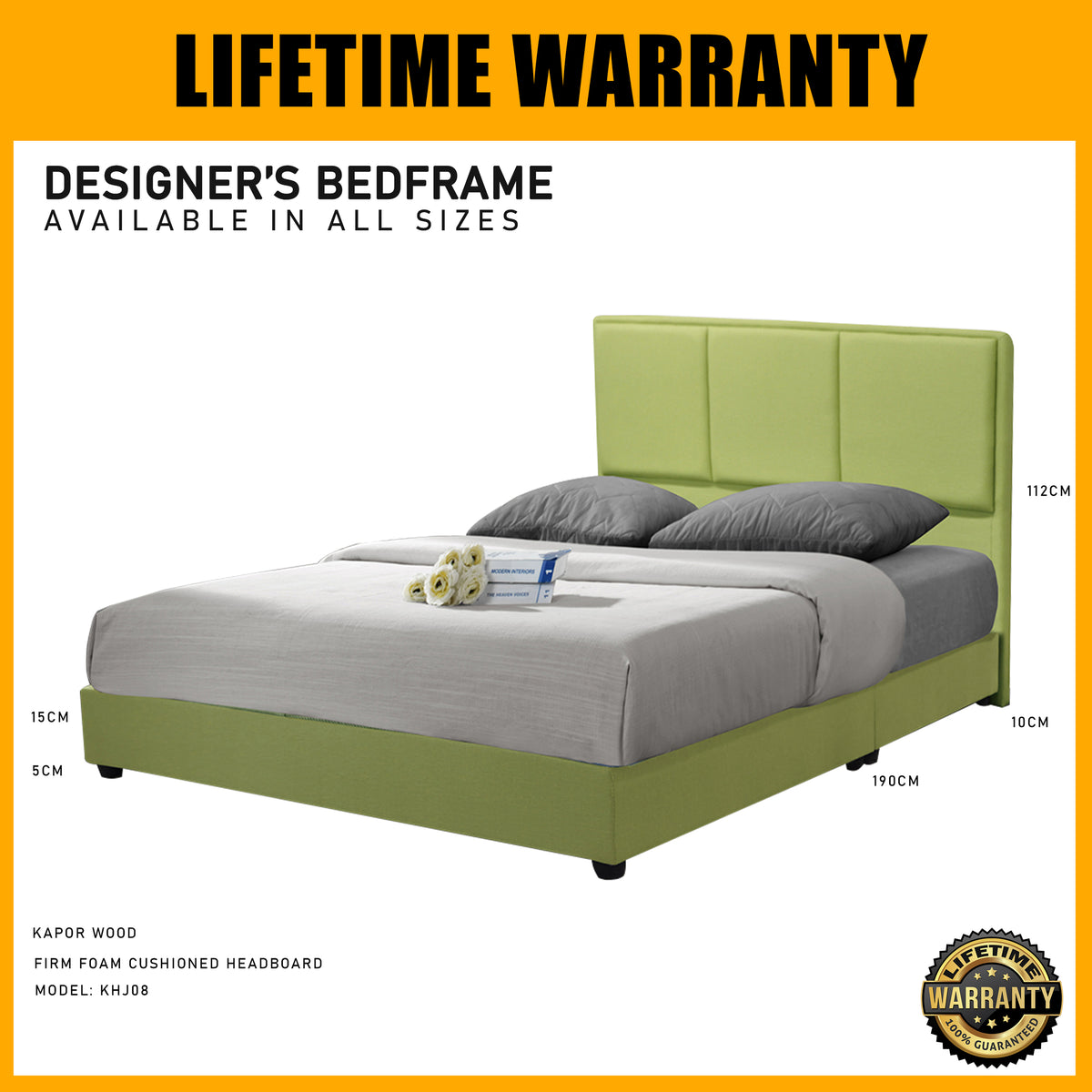 SMARTBED | Divan Bedframe with Foam Mattress | KHJ08