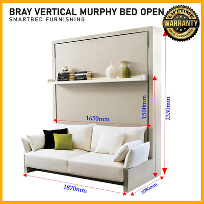 SMARTBED | Bray Vertical Murphy Bed Open