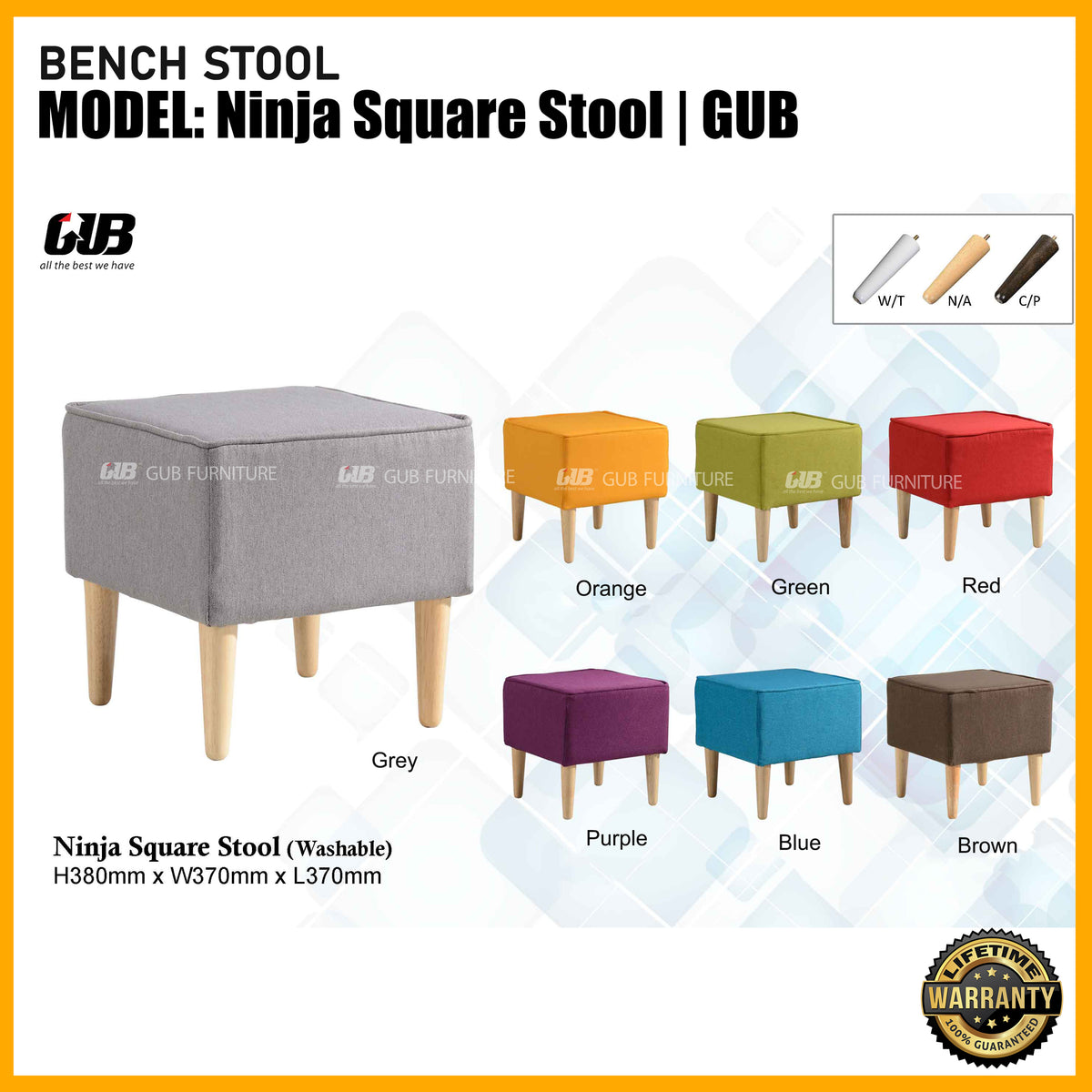 Bench Stool-Ninja | GUB