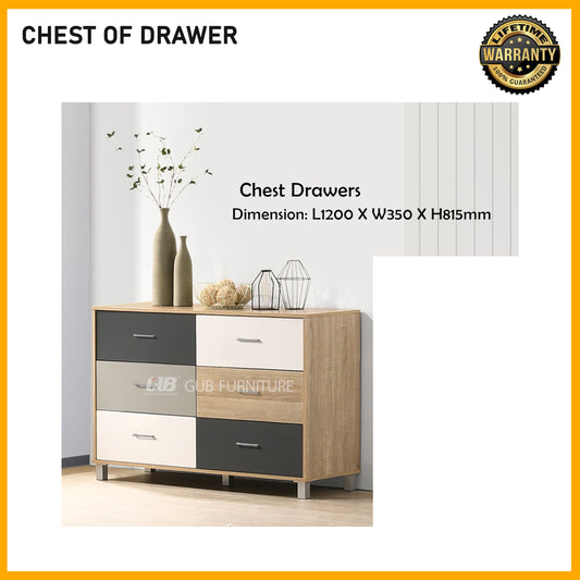 SMARTBED | Chest Drawers - L1200xW350xH815mm
