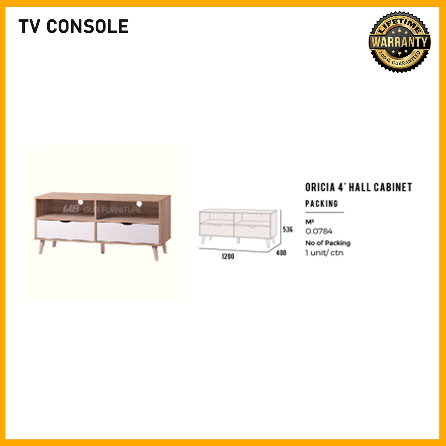 SMARTBED | TV Console - Hall Cabinet - ORICIA