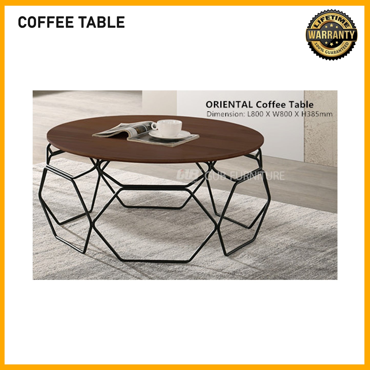 SMARTBED | Coffee Table | Oriental - L800xW800xH385mm