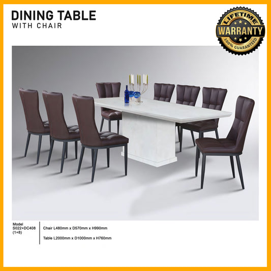 SMARTBED | Dining Table with Chair | S022+DC408