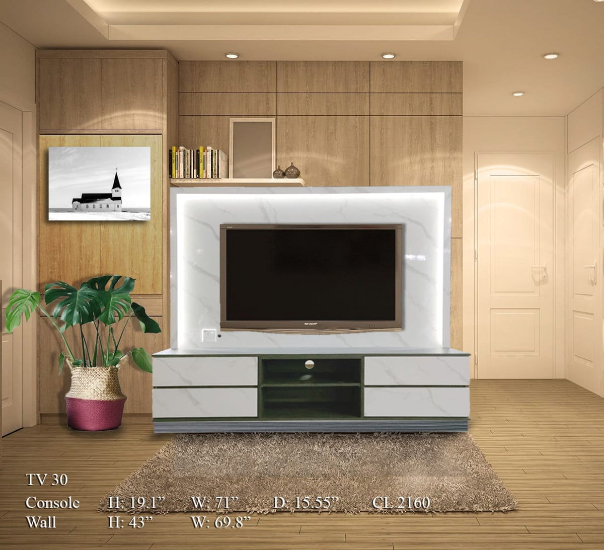 SMARTBED l Feature Wall l TV 30