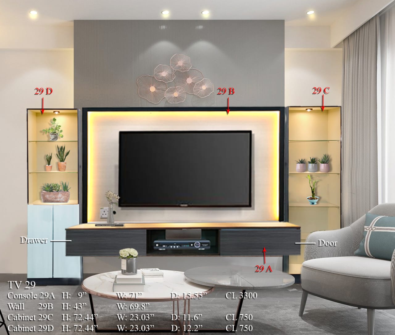 SMARTBED l Feature Wall l TV 29