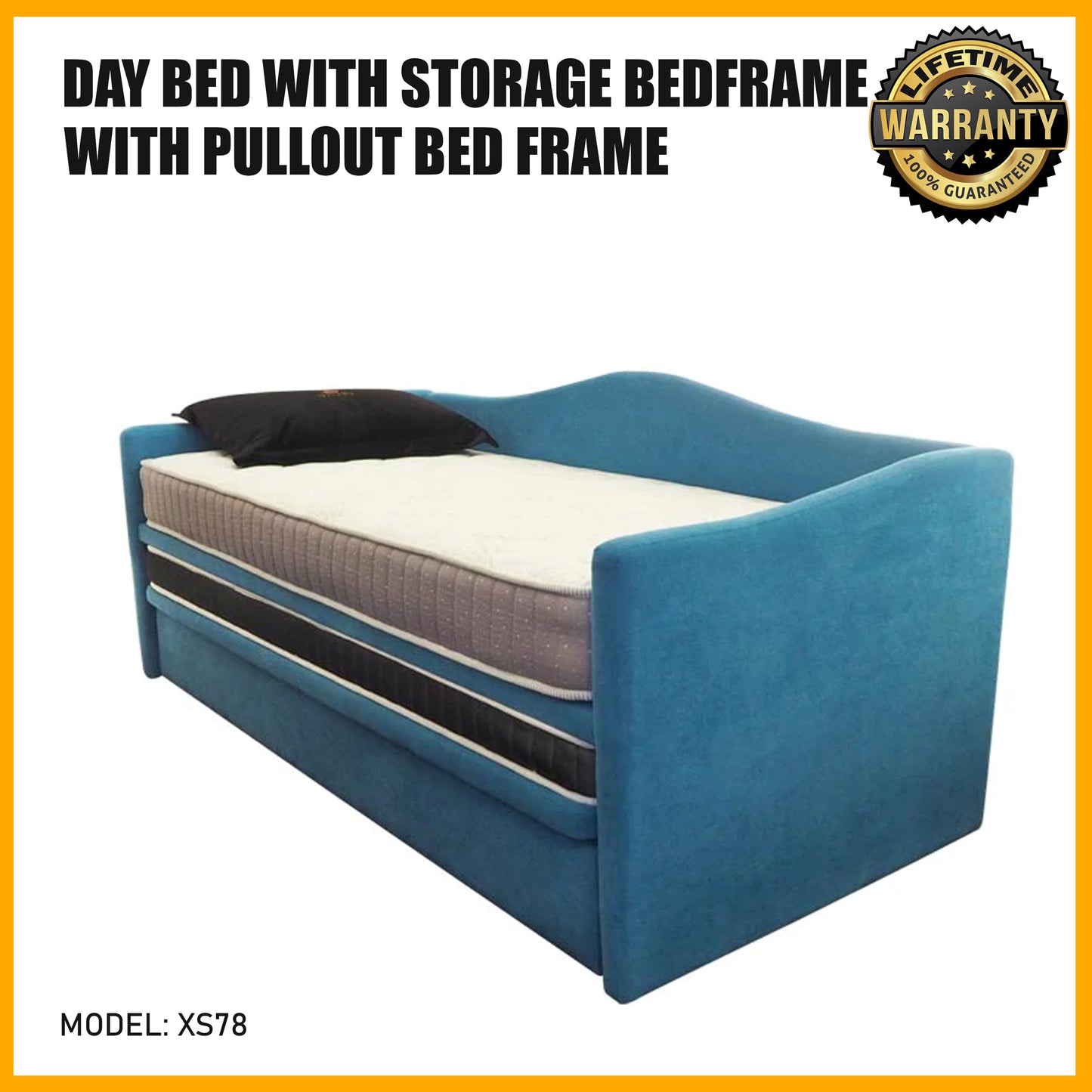 SMARTBED | Day Bed with Pullout with Storage | XS78